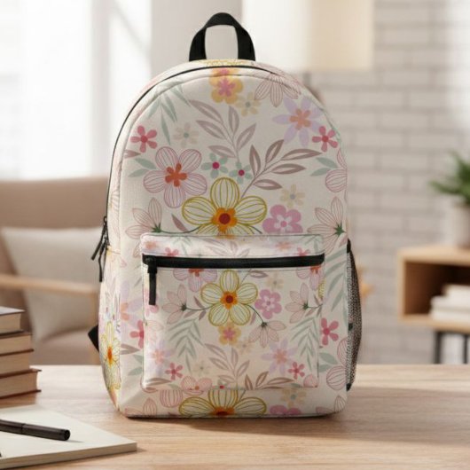 Sac À Dos Imprimé Boho chic backpack, Floral print backpack
