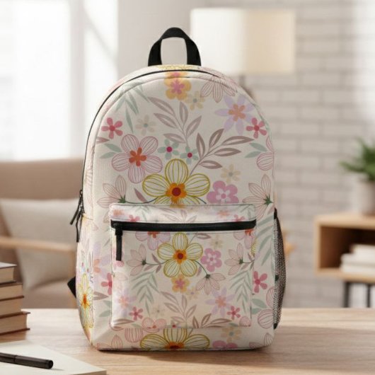 Sac À Dos Imprimé Boho chic backpack, Floral print backpack