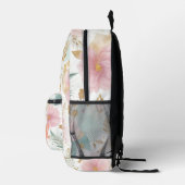 Sac À Dos Imprimé Boho Floral Aesthetic backpack (Droite)