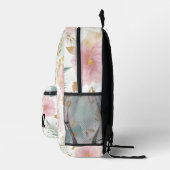 Sac À Dos Imprimé Boho Floral Aesthetic backpack (Droite)