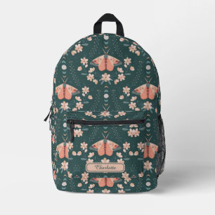 Sac À Dos Imprimé Boho Floral Fille Chic Papillon Luna Daisy Floral