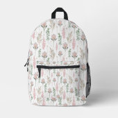 Sac À Dos Imprimé Boho Florals (Recto)