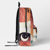 Sac À Dos Imprimé Boho Moon & Starry Rain art (Gauche)