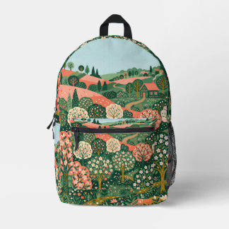 Sac à dos imprimé Boho Orchard
