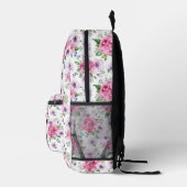 Sac À Dos Imprimé BoHo rose floral (Droite)