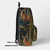 Sac À Dos Imprimé Boho rustique bois de cerf boho forêt verte (Gauche)