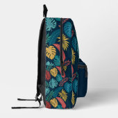 Sac À Dos Imprimé Boho Tropical Leaves Backpack (Gauche)