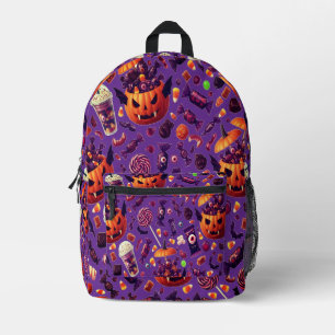 Sac À Dos Imprimé Bonbons pourpres Pour Dracula Gothique Halloween