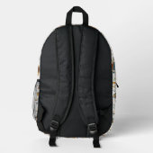 Sac À Dos Imprimé Book Lover Pattern Back To School Backpack (Verso)