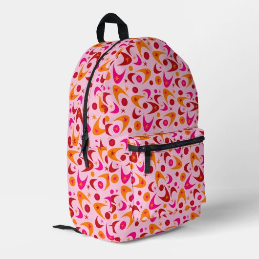 Sac À Dos Imprimé Boomerangs Rétro (Coin arrière gauche)