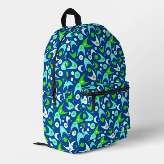 Sac À Dos Imprimé Boomerangs Rétro (Coin arrière gauche)