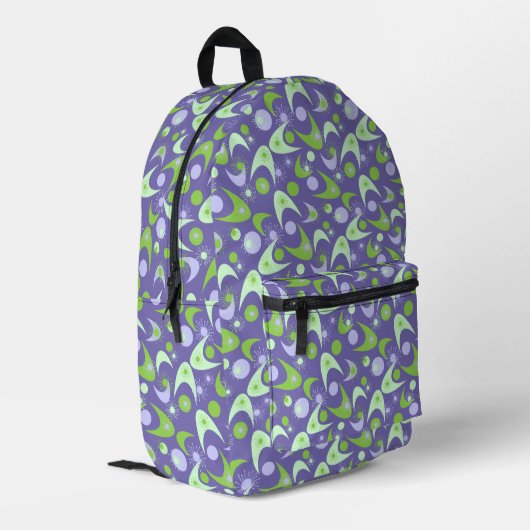 Sac À Dos Imprimé Boomerangs Rétro (Coin arrière gauche)
