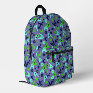 Sac À Dos Imprimé Boomerangs Rétro