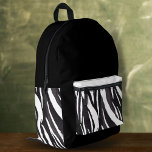 Sac À Dos Imprimé Bordure de Motif de fourrure noire blanche Collie<br><div class="desc">Bordure Motif de fourrure blanche noire Collie Sac à dos imprimé</div>