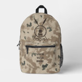 Sac À Dos Imprimé Bouclier Maccabee Et Paroles - Désert (Recto)