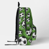 Sac À Dos Imprimé Boules de soccer (Regarder gonflé) (Gauche)