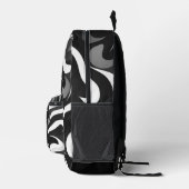 Sac À Dos Imprimé Boulet - noir et blanc (Droite)