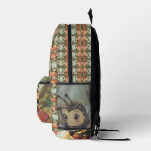 Sac À Dos Imprimé Bourdon doré dans la danse des fleurs (Droite)