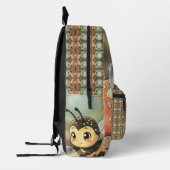 Sac À Dos Imprimé Bourdon doré dans la danse des fleurs (Gauche)