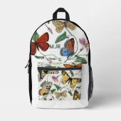 Sac À Dos Imprimé Boutons de bloc de couleur Noir (Recto)