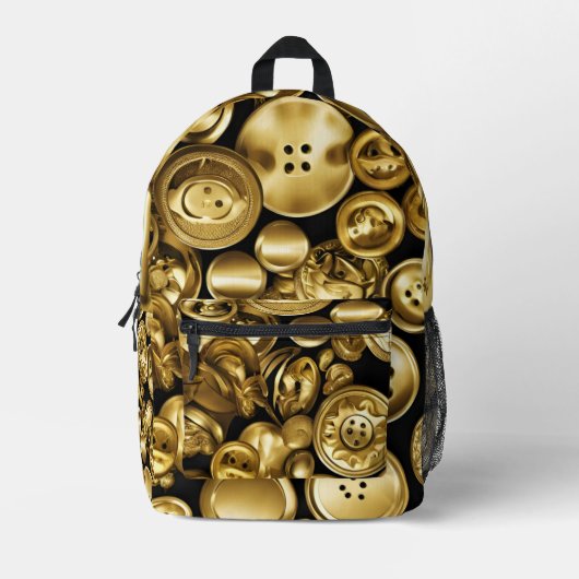 Sac À Dos Imprimé Boutons d'or (Recto)