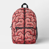 Sac À Dos Imprimé Brain Pattern Backpack (Recto)