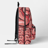 Sac À Dos Imprimé Brain Pattern Backpack (Gauche)