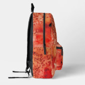 Sac À Dos Imprimé Braises Se Déployant (Gauche)