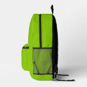 Sac À Dos Imprimé Brat vert uni (Droite)