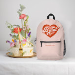 Sac À Dos Imprimé Braut Und Team Braut Bachelorette Coeur Rétro<br><div class="desc">Braut Und Team Braut Bachelorette Rétro Coeur imprimé Sac à dos</div>