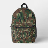 Sac À Dos Imprimé British Soldier Forest Military Camouflage  (Recto)