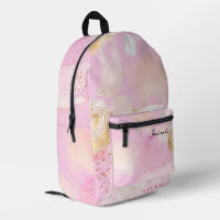 brosse traits et gribouillis motif rose