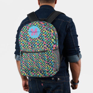 Sac À Dos Imprimé Bruits colorés.