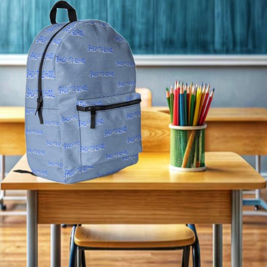 Sac À Dos Imprimé BTS Ombre-Bleue