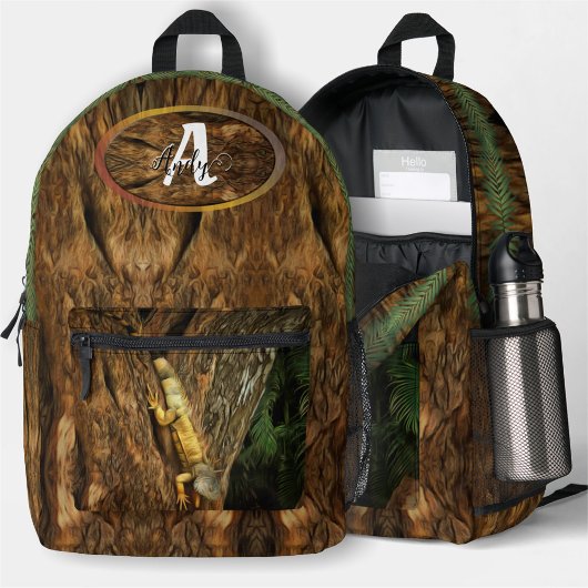 Sac À Dos Imprimé Bucerias Iguana 1069