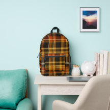 Buffalo classique Plaid Rustique Brown & Terracott