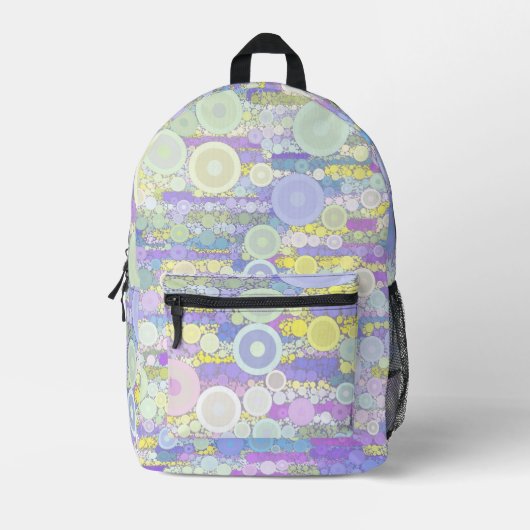 Sac À Dos Imprimé Bulles Boho (Recto)