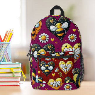 Sac à dos imprimé Bumblebee Love