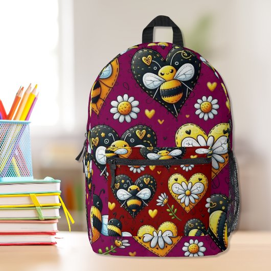 Sac à dos imprimé Bumblebee Love