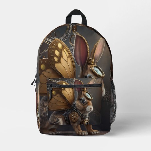 Sac À Dos Imprimé Bunny Steampunk (Recto)