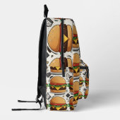 Sac À Dos Imprimé "Burger Doodles (Gauche)