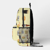 Sac À Dos Imprimé Burgers et bière (Droite)