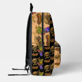 Sac À Dos Imprimé Burgers et chiens adorables (Gauche)