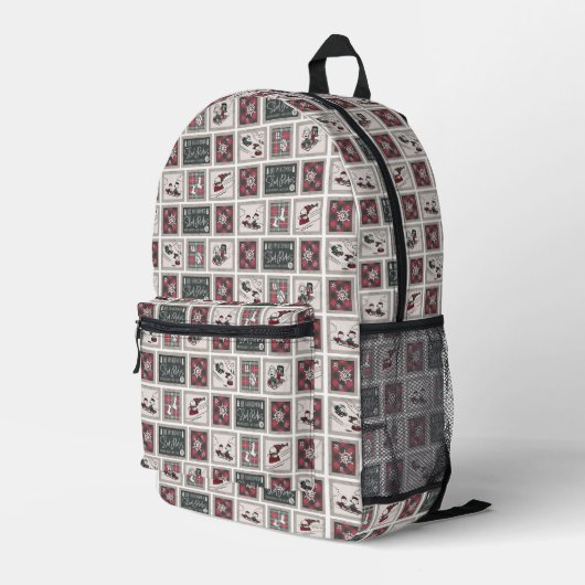 Sac À Dos Imprimé cacahuètes | Ancien Motif de traîneau (Coin arrière droit)