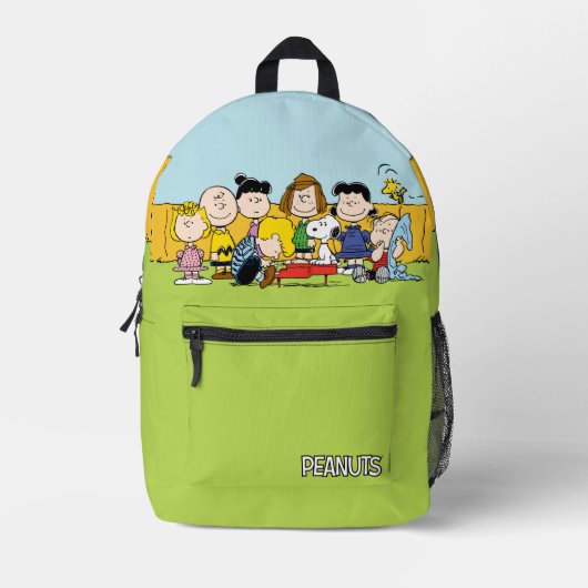 Sac À Dos Imprimé cacahuètes | Charlie Brown et Gang (Recto)