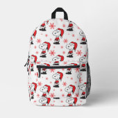 Sac À Dos Imprimé cacahuètes | Snoopy Santa Claus (Recto)