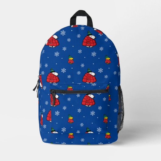 Sac À Dos Imprimé cacahuètes | Veste Snoopy Red Puffer (Recto)
