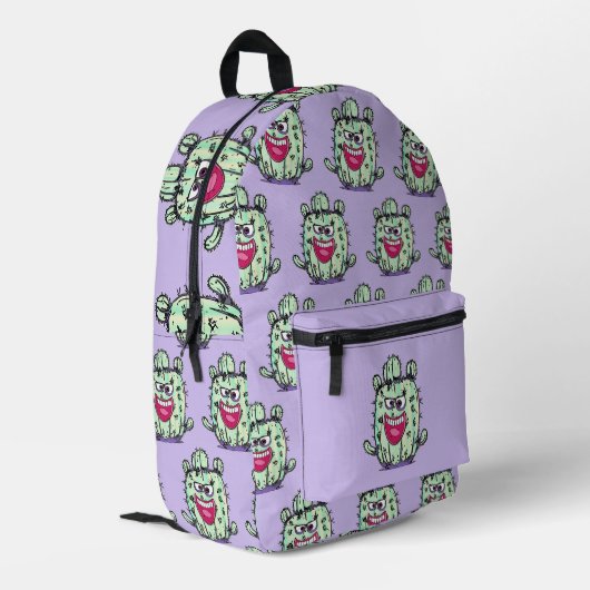 Sac À Dos Imprimé Cactus avec attitude (Coin arrière gauche)