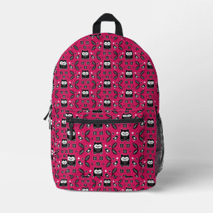 Sac À Dos Imprimé Cadeau d'art populaire de Chouette scandinave