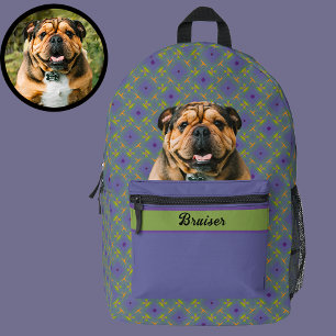 Sac À Dos Imprimé Cadeau photo moderne violet mignon pour maman de c